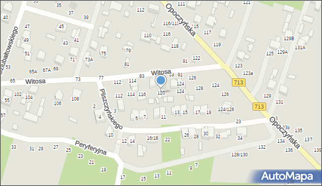 Tomaszów Mazowiecki, Dziubałtowskiego Seweryna, prof., 120, mapa Tomaszów Mazowiecki