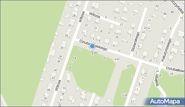 Tomaszów Mazowiecki, Dziubałtowskiego Seweryna, prof., 4, mapa Tomaszów Mazowiecki