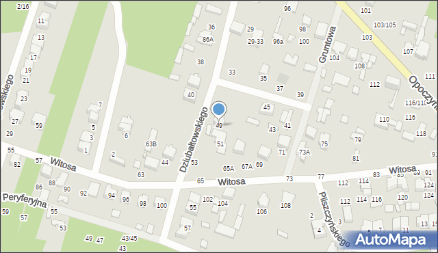 Tomaszów Mazowiecki, Dziubałtowskiego Seweryna, prof., 49, mapa Tomaszów Mazowiecki