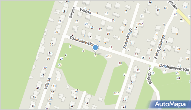 Tomaszów Mazowiecki, Dziubałtowskiego Seweryna, prof., 6, mapa Tomaszów Mazowiecki