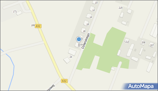 Wieliszew, Dziarskiego Wiktora, ppor., 22, mapa Wieliszew