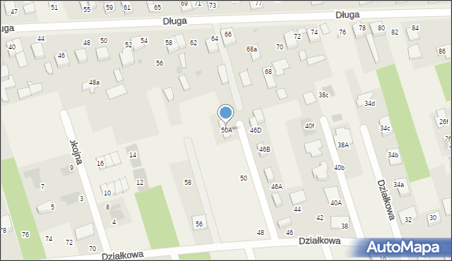 Wierzchowisko, Działkowa, 50A, mapa Wierzchowisko