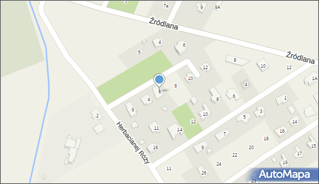 Wólka Kozodawska, Dzikie Pola, 6, mapa Wólka Kozodawska