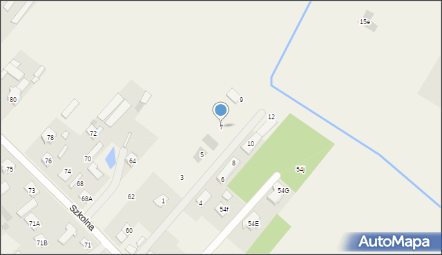 Wólka Radzymińska, Dzwonkowa, 7, mapa Wólka Radzymińska