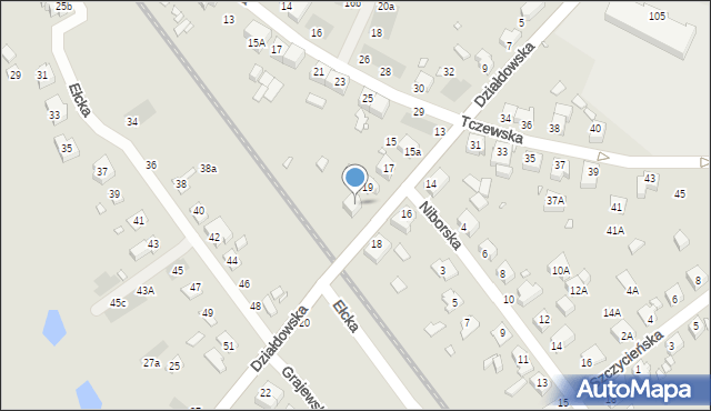 Wrocław, Działdowska, 21, mapa Wrocławia