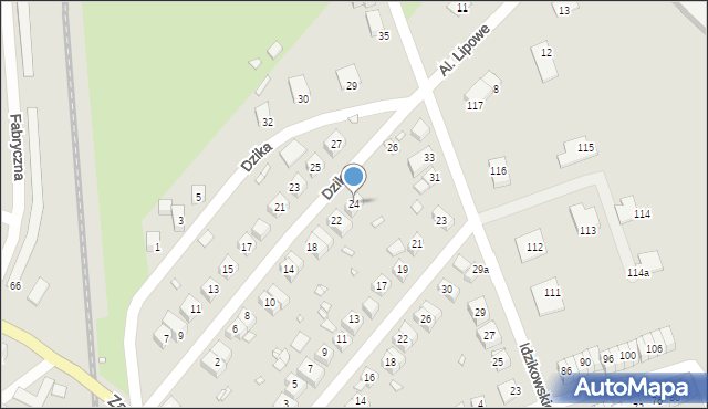 Zgorzelec, Dzika, 24, mapa Zgorzelec