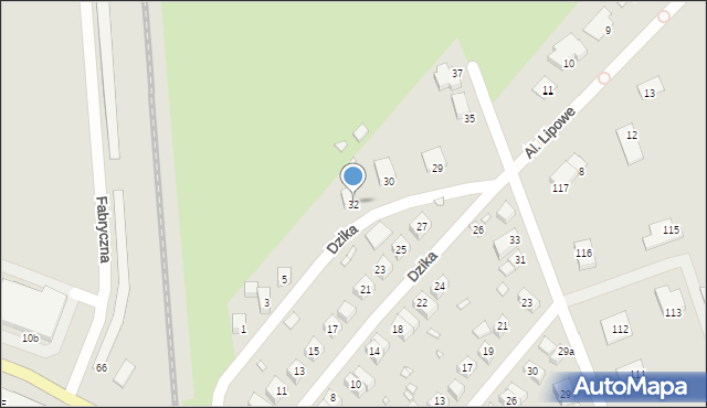 Zgorzelec, Dzika, 32, mapa Zgorzelec