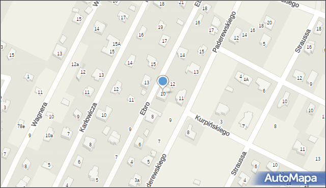 Klaudyn, Ebro, 10, mapa Klaudyn