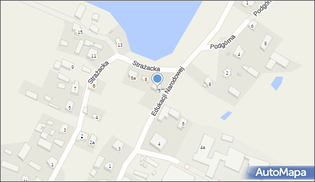 Dzierżążno, Edukacji Narodowej, 7, mapa Dzierżążno