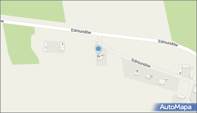 Edmundów, Edmundów, 6a, mapa Edmundów