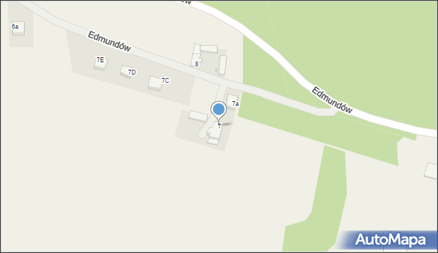 Edmundów, Edmundów, 7, mapa Edmundów