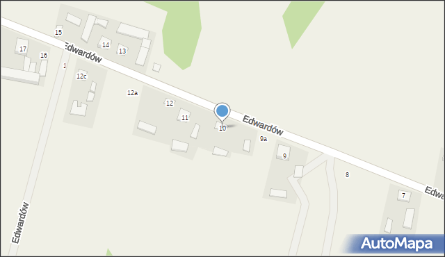 Edwardów, Edwardów, 10, mapa Edwardów