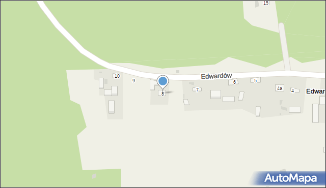 Edwardów, Edwardów, 8, mapa Edwardów