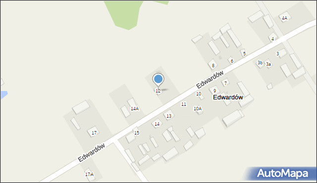Edwardów, Edwardów, 12, mapa Edwardów