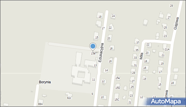 Jastrzębie-Zdrój, Edukacyjna, 13a, mapa Jastrzębie-Zdrój