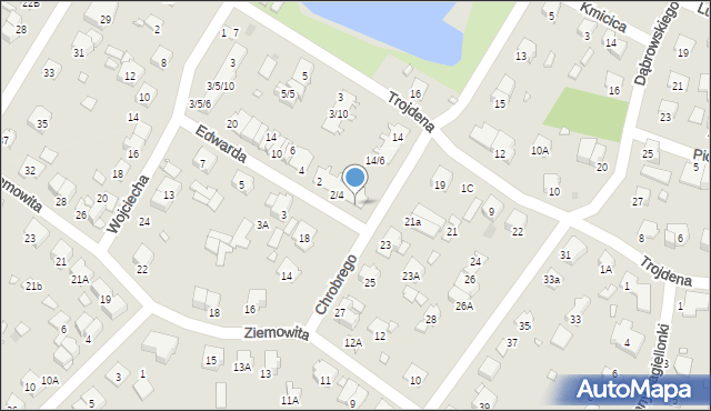 Pruszków, Edwarda, 2/8, mapa Pruszków
