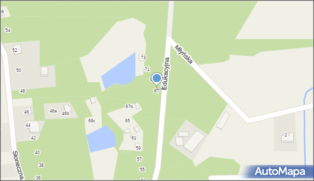 Siamoszyce, Edukacyjna, 67, mapa Siamoszyce