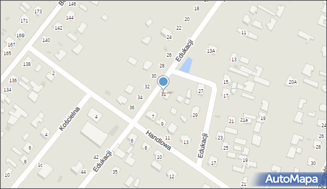 Tarnobrzeg, Edukacji, 31, mapa Tarnobrzegu