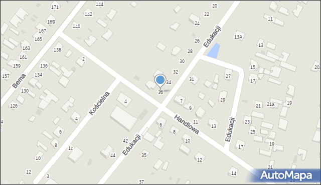 Tarnobrzeg, Edukacji, 36, mapa Tarnobrzegu