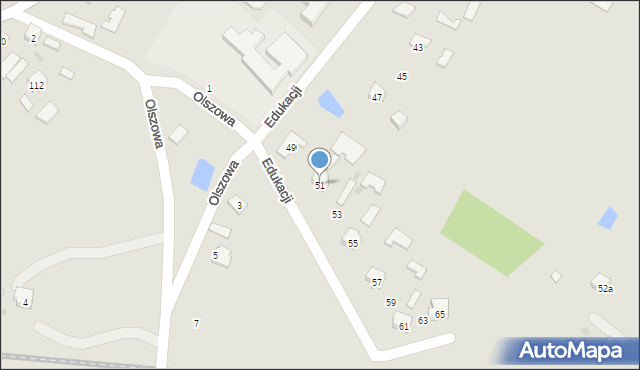 Tarnobrzeg, Edukacji, 51, mapa Tarnobrzegu