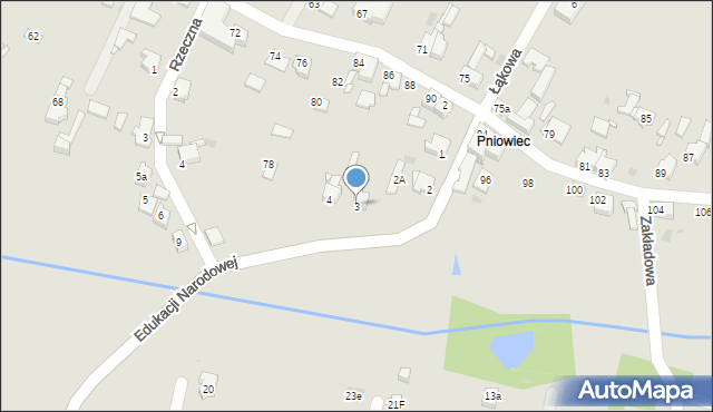 Tarnowskie Góry, Edukacji Narodowej, 3, mapa Tarnowskie Góry