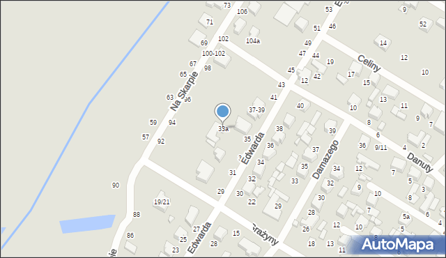 Tomaszów Mazowiecki, Edwarda, 33a, mapa Tomaszów Mazowiecki