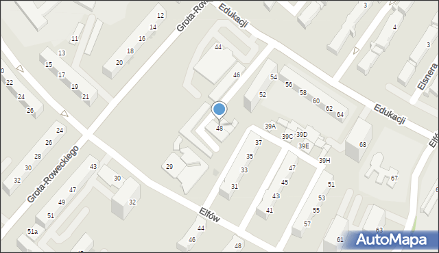 Tychy, Edukacji, 50, mapa Tychów