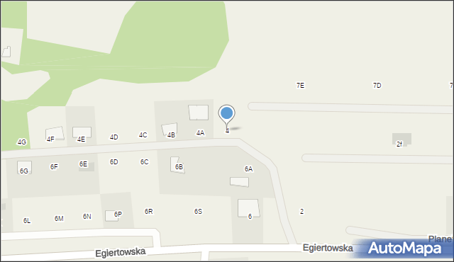 Przywidz, Egiertowska, 4, mapa Przywidz