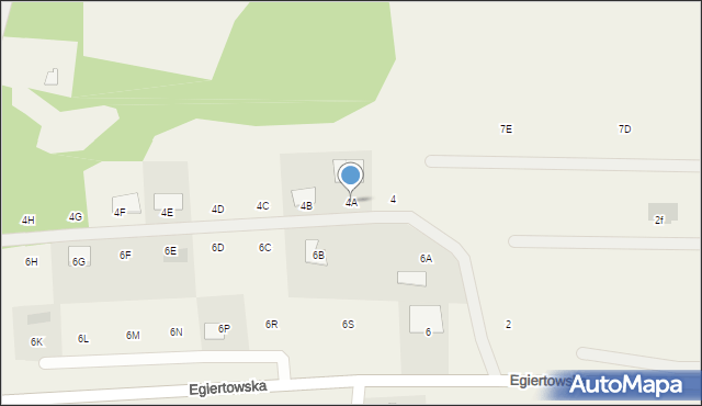 Przywidz, Egiertowska, 4A, mapa Przywidz
