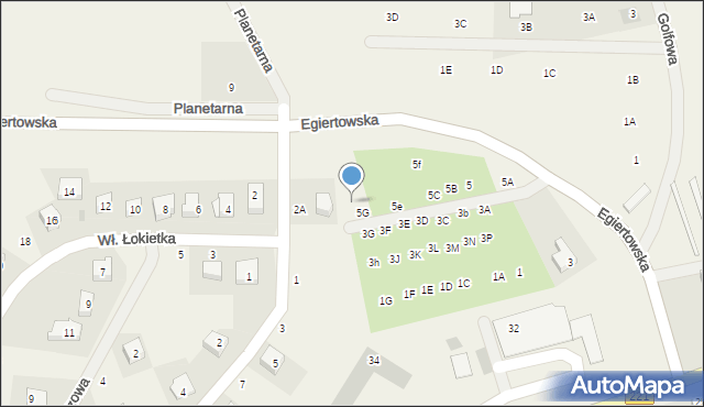 Przywidz, Egiertowska, 5I, mapa Przywidz