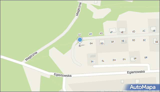 Przywidz, Egiertowska, 6J, mapa Przywidz