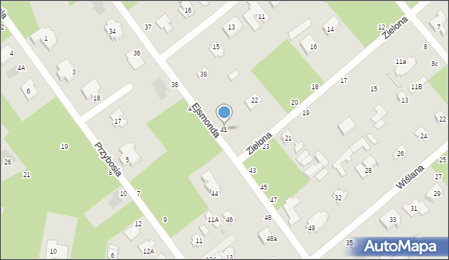 Józefów, Ejsmonda Juliana, 41, mapa Józefów