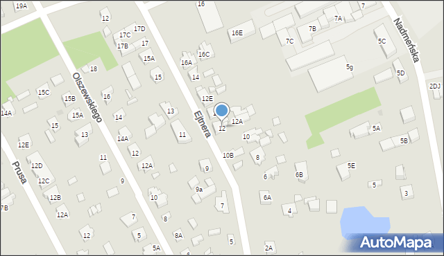 Kobyłka, Ejtnera, 12, mapa Kobyłka