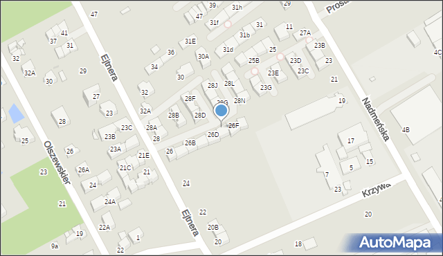 Kobyłka, Ejtnera, 26E, mapa Kobyłka