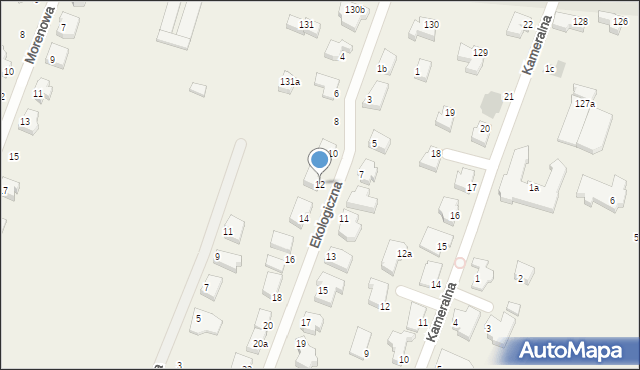 Mierzyn, Ekologiczna, 12, mapa Mierzyn