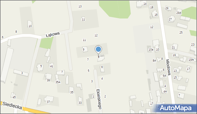 Nowe Iganie, Ekielskiego Aleksandra, kpt., 8, mapa Nowe Iganie