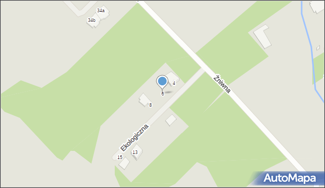 Ostrołęka, Ekologiczna, 6, mapa Ostrołęka