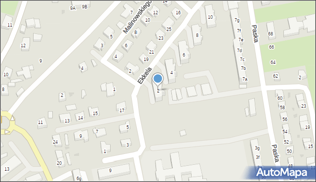 Sulęcin, Ekkela Dikusa, 2, mapa Sulęcin