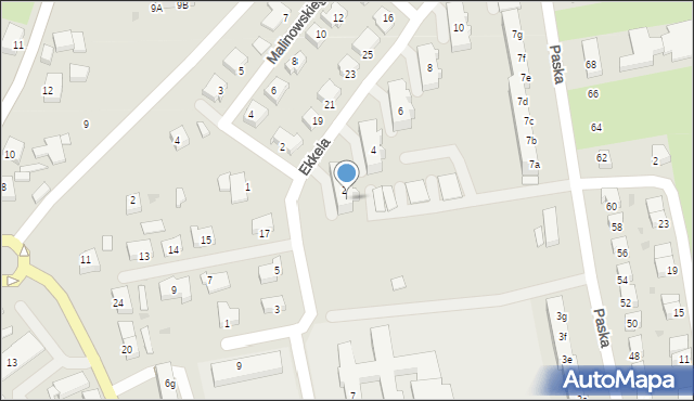 Sulęcin, Ekkela Dikusa, 2a, mapa Sulęcin