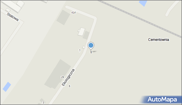 Wejherowo, Ekologiczna, 8, mapa Wejherowo