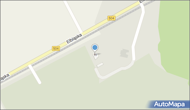 Braniewo, Elbląska, 55, mapa Braniewo