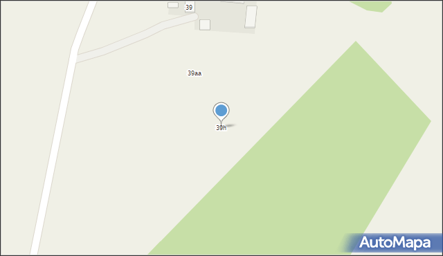 Elganowo, Elganowo, 39h, mapa Elganowo