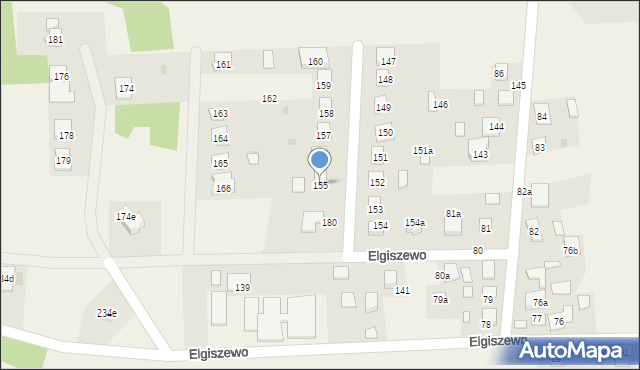 Elgiszewo, Elgiszewo, 155, mapa Elgiszewo