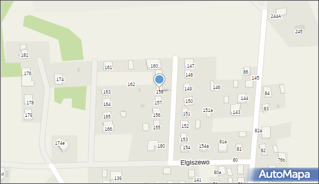 Elgiszewo, Elgiszewo, 158, mapa Elgiszewo