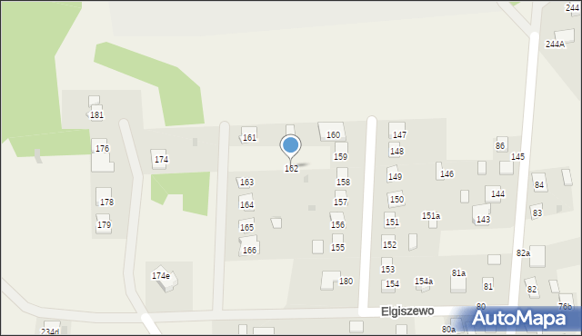 Elgiszewo, Elgiszewo, 162, mapa Elgiszewo