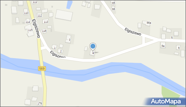 Elgiszewo, Elgiszewo, 4, mapa Elgiszewo