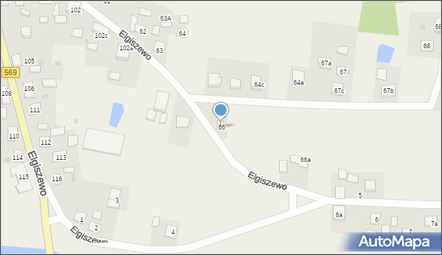 Elgiszewo, Elgiszewo, 66, mapa Elgiszewo