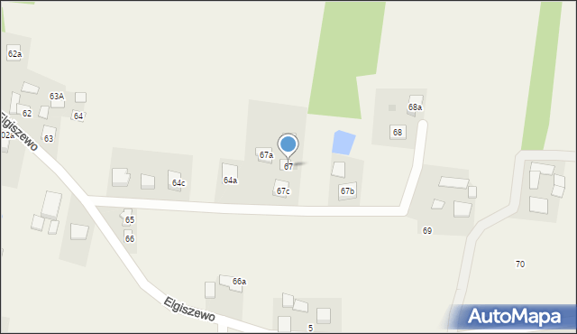 Elgiszewo, Elgiszewo, 67, mapa Elgiszewo