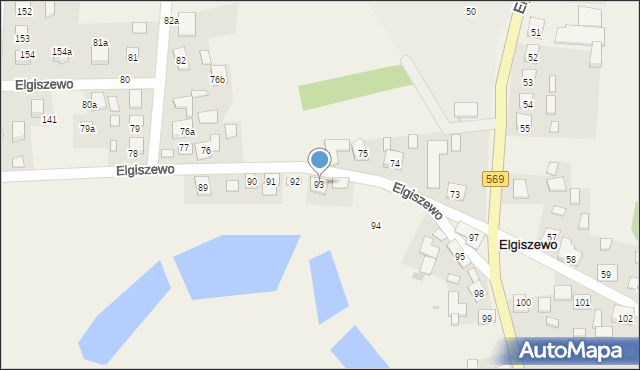 Elgiszewo, Elgiszewo, 93, mapa Elgiszewo