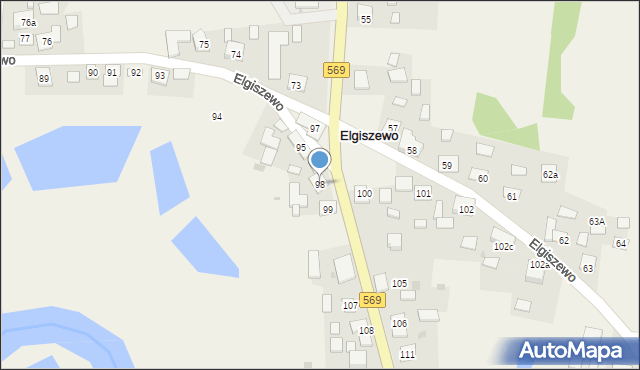Elgiszewo, Elgiszewo, 98, mapa Elgiszewo